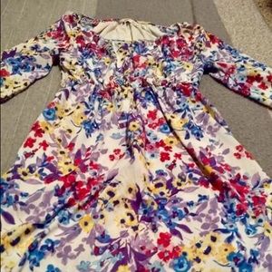 3/4 Sleeve Floral Dress